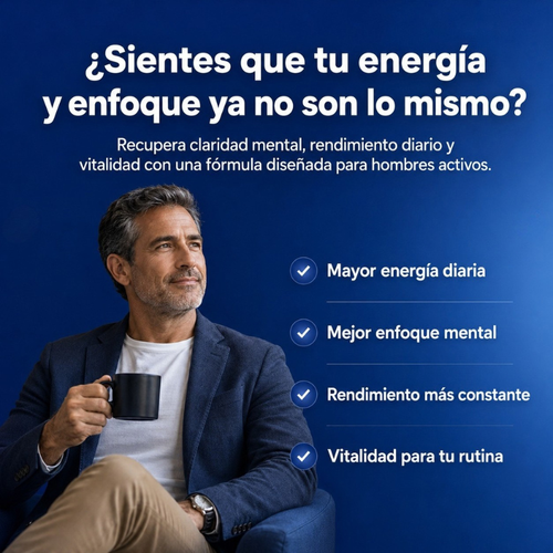 Vitalur™ NAD+ Men Complex | Energía, Enfoque y Vitalidad Diaria